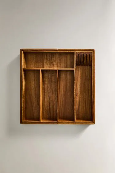 Расширяемый деревянный лоток для столовых приборов- Заказать в России