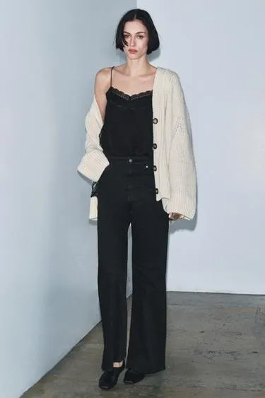 Джинсы WIDE LEG с высокой посадкой — ZW COLLECTION