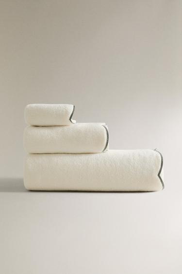 Zara Полотенце для ванны с волнующим краем