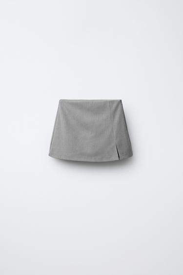 Zara Юбка-шорты с разрезом купить с доставкой.
