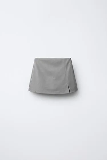 Юбка-шорты с разрезом- Заказать в России