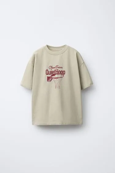 Футболка с принтом «мяч»- Заказать в России