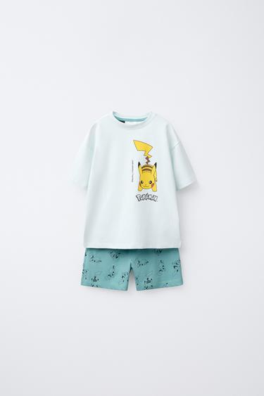 Zara Пижама с футболкой и бермудами PIKACHU POKéMON™ для детей 6-14 лет