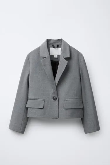 Укороченный блейзер «ёлочка»- Заказать в России