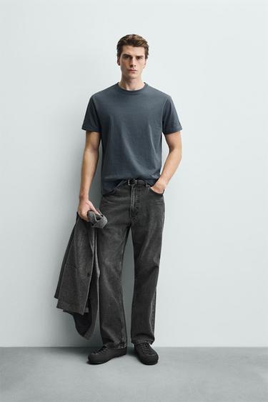 Zara Базовая футболка MEDIUM WEIGHT