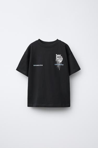 Zara Футболка с граффити-принтом