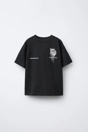 Футболка с граффити-принтом- Заказать в России