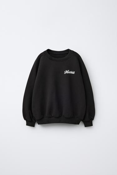 Zara Толстовка с принтом «город мадрид» купить с доставкой.