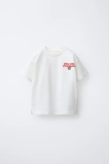 Футболка с рельефным принтом- Заказать в России