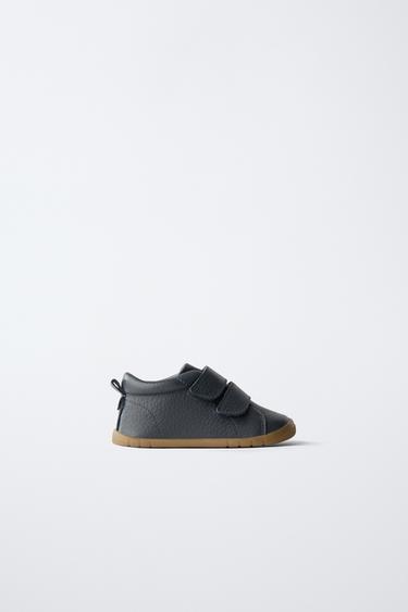 Zara Кожаные ботинки без каблука