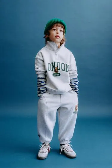 Толстовка с вышивкой «медведь»- Заказать в России