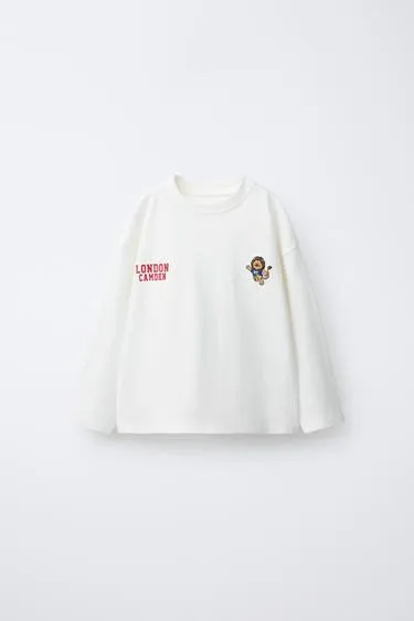 Футболка с вышитым львом- Заказать в России