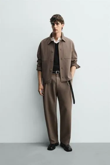 Брюки RELAXED FIT со складками- Заказать в России