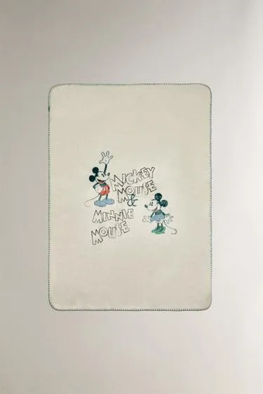 Плед из флиса для младенцев с изображением микки и минни ©DISNEY