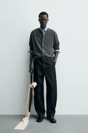 Кардиган RELAXED FIT из смесовой шерсти- Заказать в России