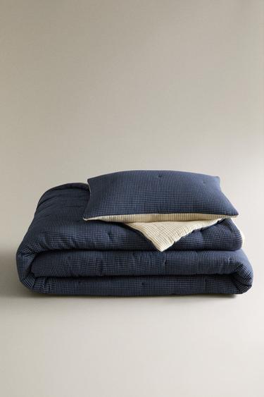 Zara Детское реверсивное матерчатое одеяло