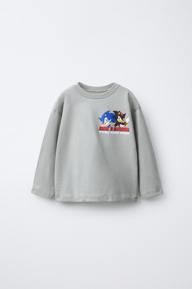 Zara Футболка с длинным рукавом SONIC AND SHADOW © SEGA