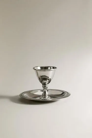 Стальная подставка для яиц с тарелкой- Заказать в России