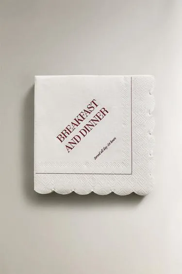 Набор бумажных завтрака салфеток (упаковка из 20 штук)