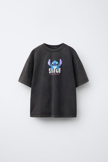 Zara Футболка с принтом LILO & STITCH © DISNEY купить с доставкой.