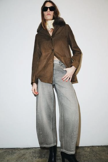 Куртка из ограниченной коллекции ZW из кожи- Заказать в России