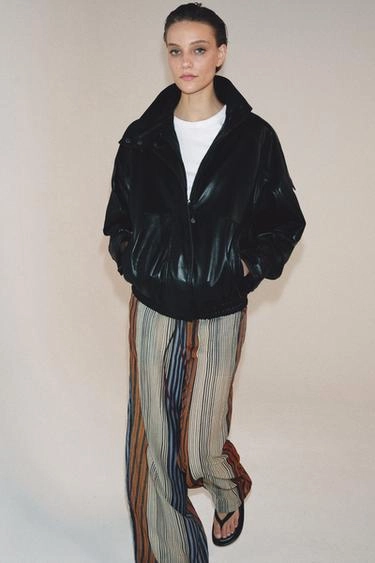 Куртка из 100% кожи коллекции zw- Заказать в России