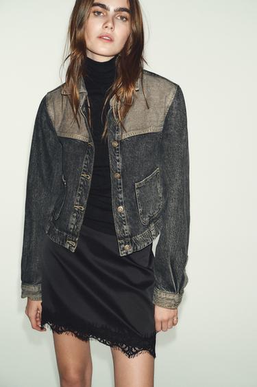 Zara Юбка-шорты с кружевным низом купить с доставкой.