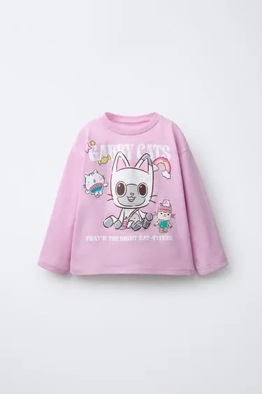 Лонгслив с рельефным принтом GABY´S DOLLHOUSE ® DREAM WORKS