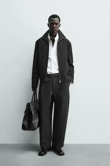 Куртка-рубашка из саржи с рельефным узором