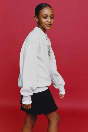 Толстовка с принтом «медвежонок»- Заказать в России