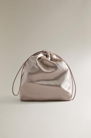 Zara Большая шелковая сумка