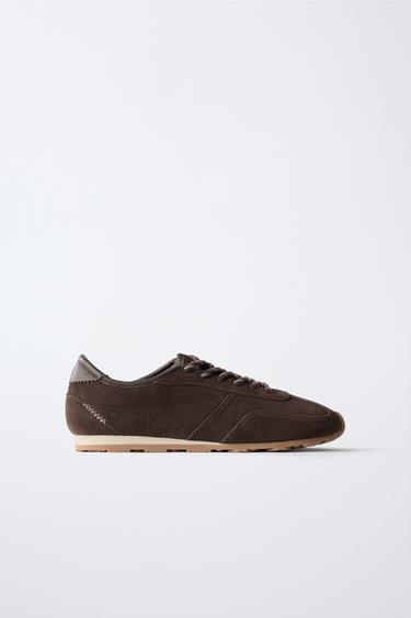 Zara Кожаные кроссовки