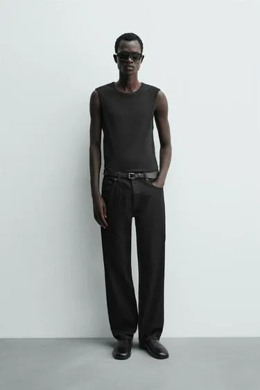 Майка в рубчик