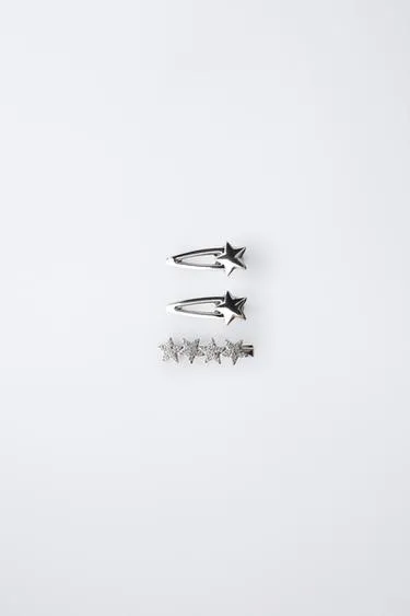 Набор из 3 заколок для волос «блестящие звезды»- Заказать в России