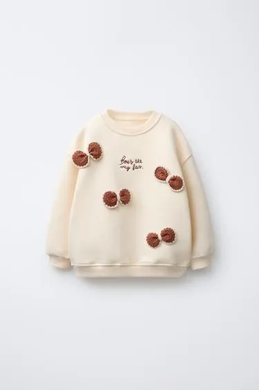 Толстовка с аппликацией кружева