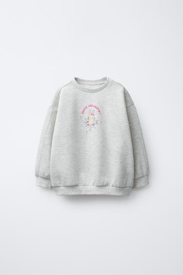 Zara Толстовка с принтом купить с доставкой.