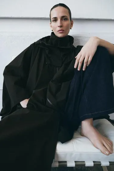 Тренч-накидка WATER REPELLENT — ZW COLLECTION LIMITED EDITION- Заказать в России