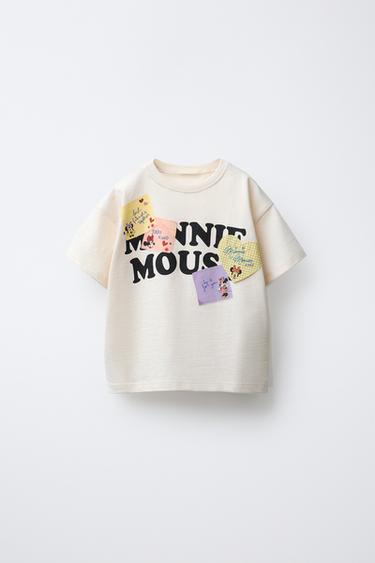 Zara Футболка с нашивками MINNIE MOUSE © DISNEY купить с доставкой.