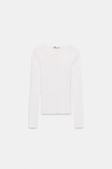 Футболка с воротником на пуговицах- Заказать в России