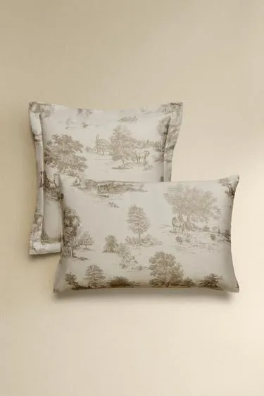 Наволочка из сатина с принтом (300 нитей)- Заказать в России