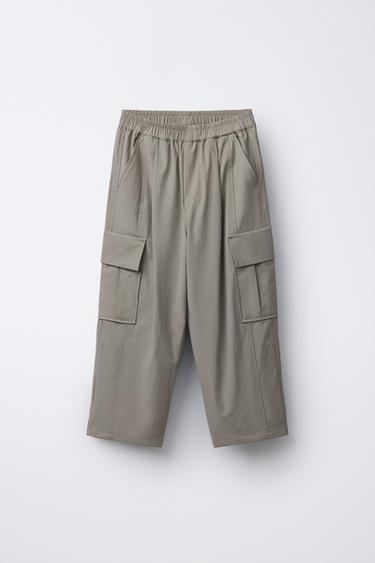 Zara Брюки карго из нейлона с подкладкой