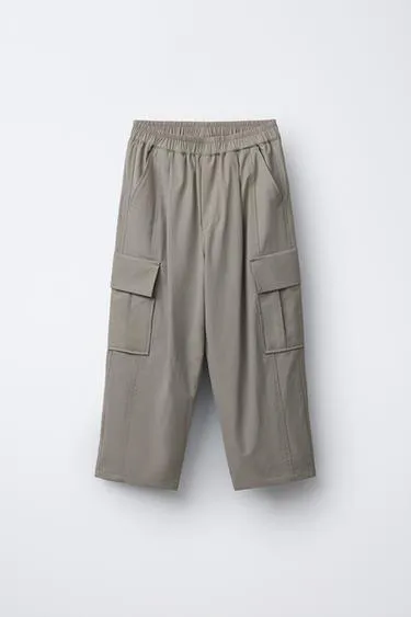 Брюки карго из нейлона с подкладкой- Заказать в России