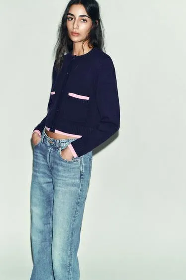 Комбинированный кардиган