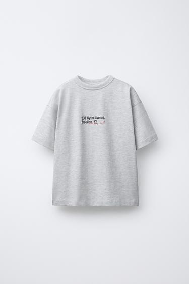 Zara Удобная футболка с надписью
