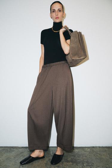 Zara Брюки WIDE LEG — ZW COLLECTION