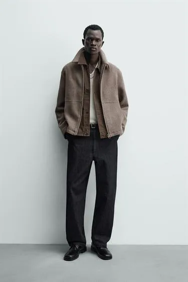 Куртка из ткани «ёлочка» на молнии- Заказать в России