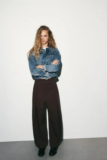 Брюки BALLOON с защипами- Заказать в России