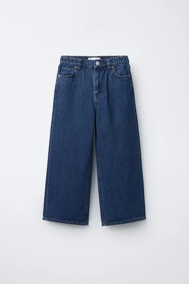 Джинсы WIDE LEG с защипами