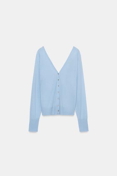Zara Кардиган с V-образным вырезом