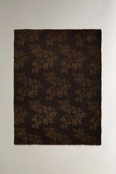 Плед с жаккардовым узором из шениля- Заказать в России